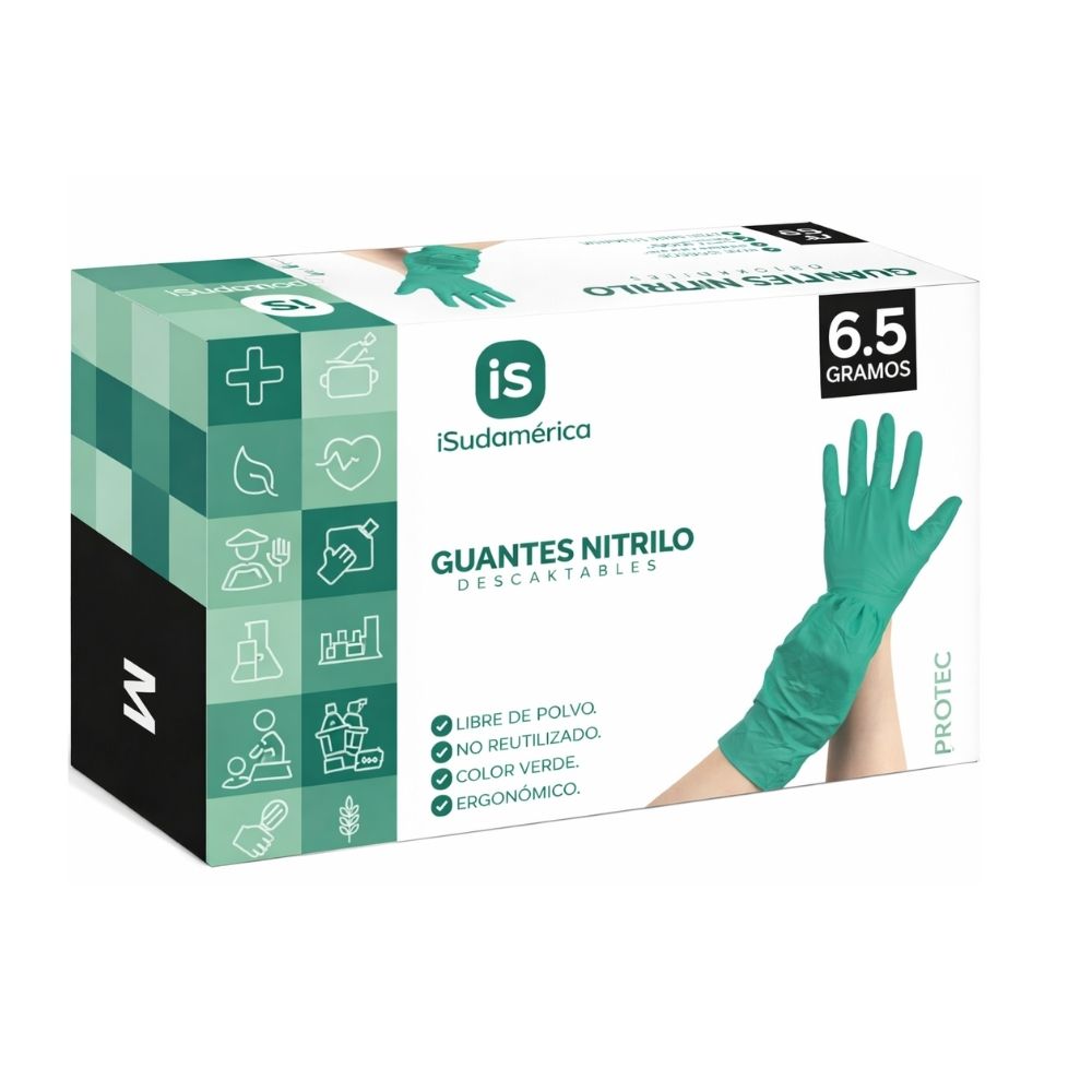 Guante de Nitrilo 6.5 gramos iSudamerica